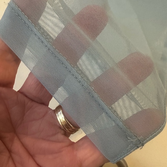 Anatomie Blue Fitted Blouse with Long Sleeves - Picture 3 of 7